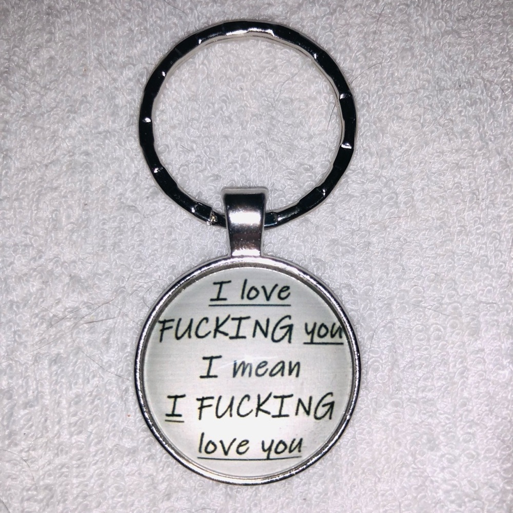 I F*&@ing Love You Novelty Keychain!